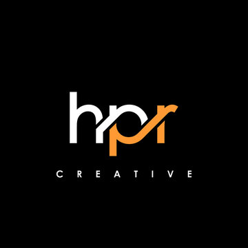HPR Letter Initial Logo Design Template Vector Illustration