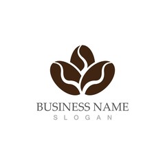 coffee bean icon vector