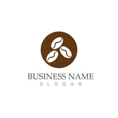 coffee bean icon vector