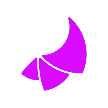 abstract figure isotype of a rhino horn