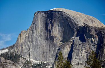 Half Dome Close Detail at Yosemite National Park