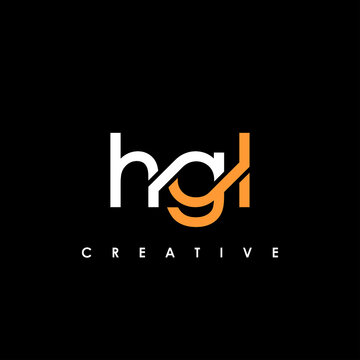 HGL Letter Initial Logo Design Template Vector Illustration