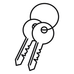 key icons. key symbol vector elements for infographic web.