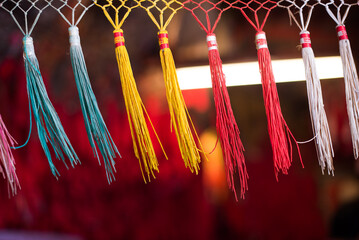 Colorful Chinese Asia tuft decoration