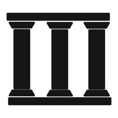 pillar icons . pillar pack symbol vector elements for infographic web.