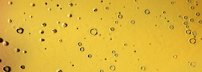 yellow grunge painted wall background 