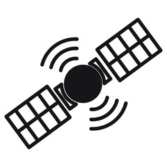 Satellite icons . Satellite pack symbol vector elements for infographic web.