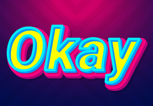 Double Layered Bold Text Effect