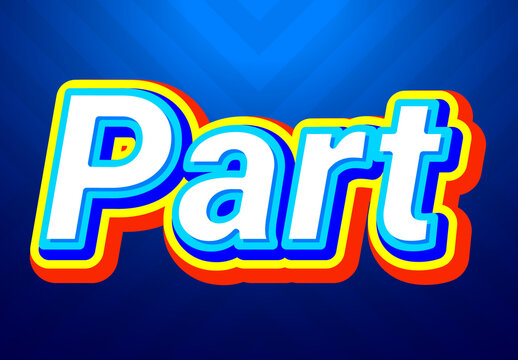 Bold and Groovy Text Effect