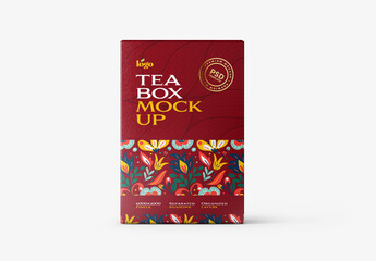 Tea Box Packaging Mockup