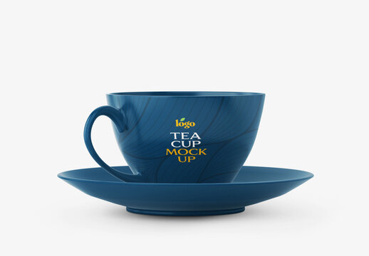 Tea Cup Mockup for Food and Beverage Branding and Packaging Design