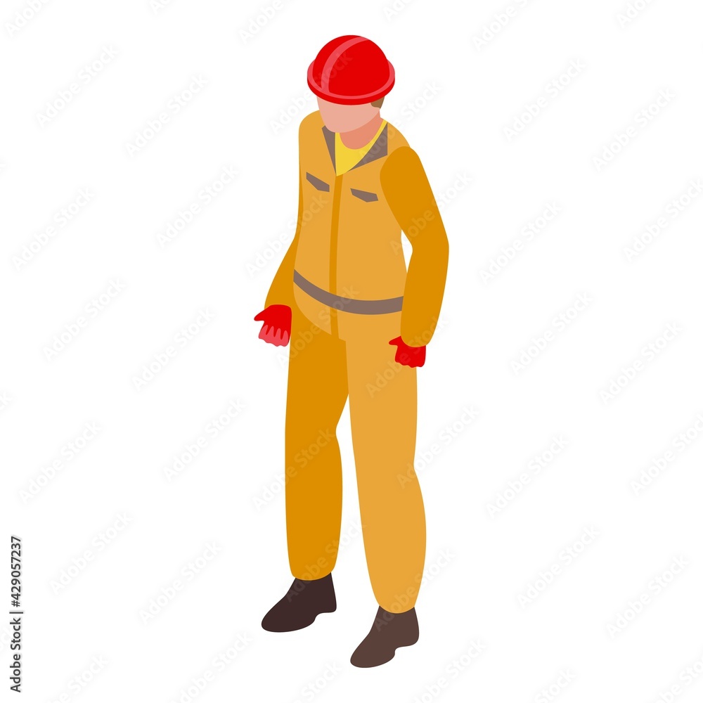 Poster security contribute icon. isometric of security contribute vector icon for web design isolated on wh