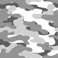 grey Vector Illustration of camouflage design