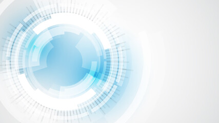 Obraz premium Technology background Hi-tech communication concept innovation abstract background vector illustration