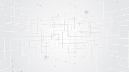 Technology background circuit board Hi-tech communication concept innovation abstract background vector illustration