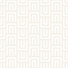Vector seamless subtle lines mosaic pattern. Modern stylish abstract texture. Repeating geometric tiles