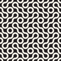 Vector seamless pattern. Modern stylish abstract texture. Repeating geometric tiles