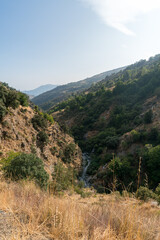 mountainous landscape in Sierra Nevada in southern Spain