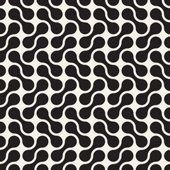 Vector seamless pattern. Modern stylish abstract texture. Repeating geometric tiles