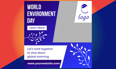 World environment day. World environment day concept. Green Eco Earth. World environment day vector illustration. World environment day background. world environment day card.