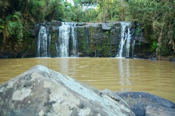 Water fall that transmits peace and tranquility.