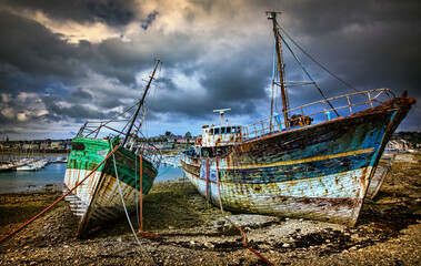 Old Boats at Camaret-sur-Mer, Brittany