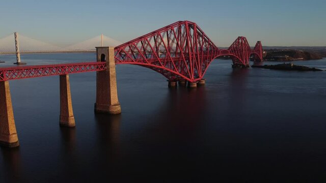 Forth Rail Bridge in Edinburgh.