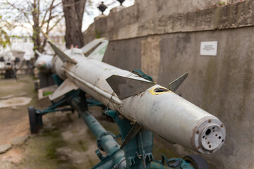 Anti-aircraft missile of the volna complex. Designed for the collective defense of ship formations...