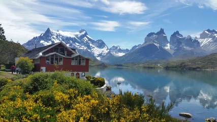 Papier peint photo Villes / Voyage Torres de Paine, Patagonia, Chile  © Cris