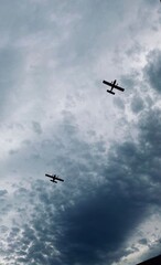 airplane in the sky