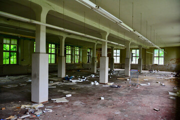 Eine alte, verlassene Fabrik aus der ehemaligen DDR