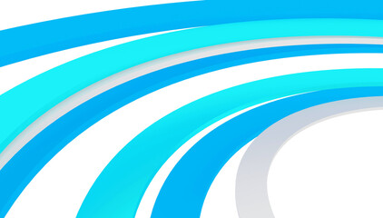 3D wave speed concept illustration render