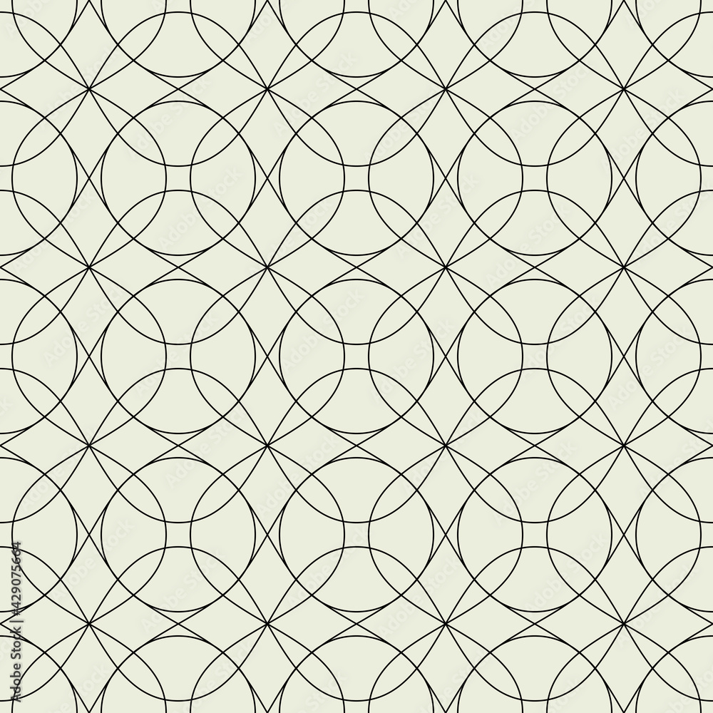 Poster simple lace pattern. vector monochrome lace.