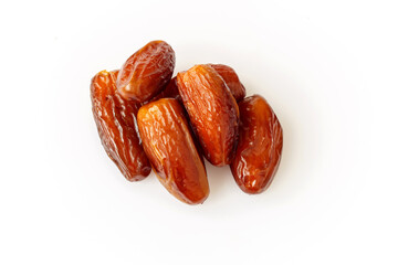 date fruits isolated on white background