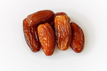 date fruits isolated on white background