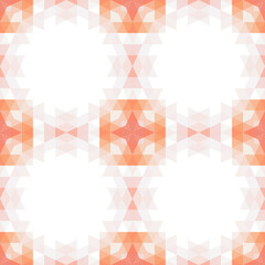 Bright abstract dynamic seamless pattern of shapes