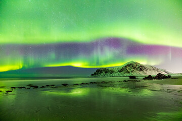 Polarlichter am Himmel von Norwegen