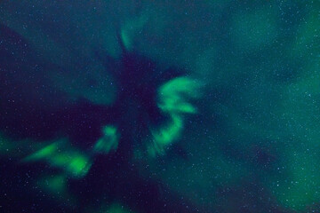Polarlichter am Himmel von Norwegen