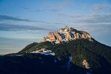 Ceahlău Massif, one of the most famous mountains of Romania.