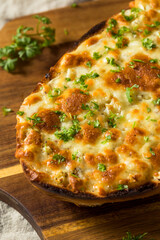 Homemade Cheesy Bread on a French Loaf