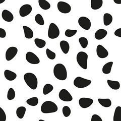 simple seamless black and white pattern
