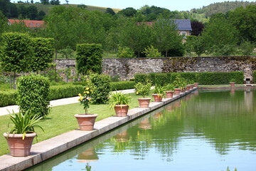 Bassin du château de Bournazel