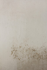 Shabby putty background. Vintage ancient background. Light shade textured old wall
