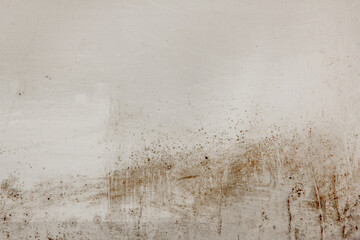 Shabby putty background. Vintage ancient background. Light shade textured old wall