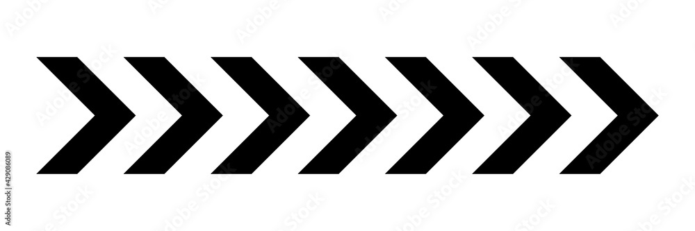Poster arrow icon. set black arrows symbols. blend effect. vector isolated on white background