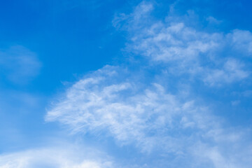 Fototapeta premium Blue sky with white clouds.