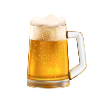 recommend clip art: Glass Of Beer Composition