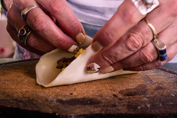 Argentine empanada typical and traditional food on national dates