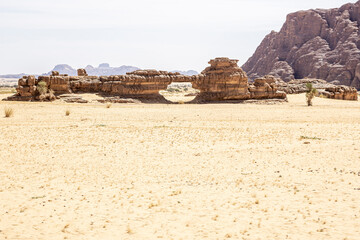 Landscape of the Sahara desert region, Chad, Africa