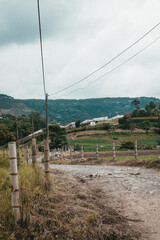 rustic road in the mountain